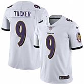Nike Baltimore Ravens #9 Justin Tucker White NFL Vapor Untouchable Limited Jersey,baseball caps,new era cap wholesale,wholesale hats